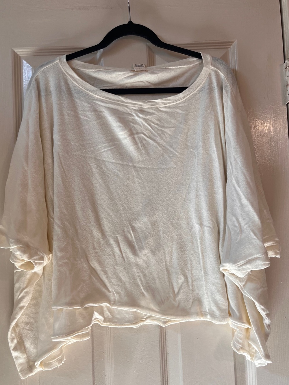 Torrid Festi Lightweight Cream Women's Boatneck Top